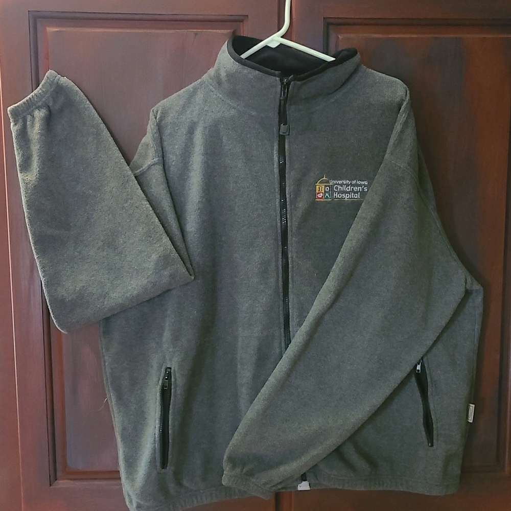Men's XXL fleece zip-up